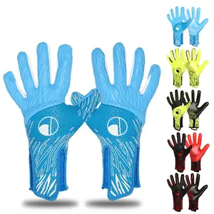 Goalkeeper gloves breathable non-slip latex no finger guard game training goalie gear save soccer