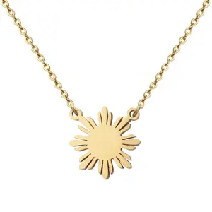 Philippines Sun Necklace - Filipino heritage jewelry