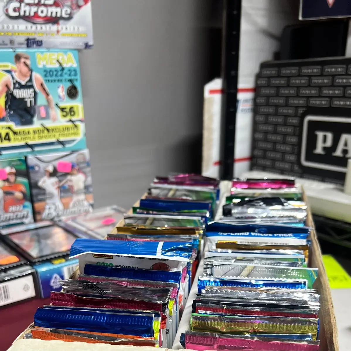 Football,basketball, and baseball packs w/chasers