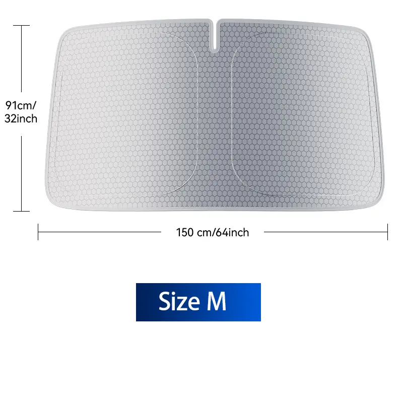 64"L*32"W Most Cars (Recommended)