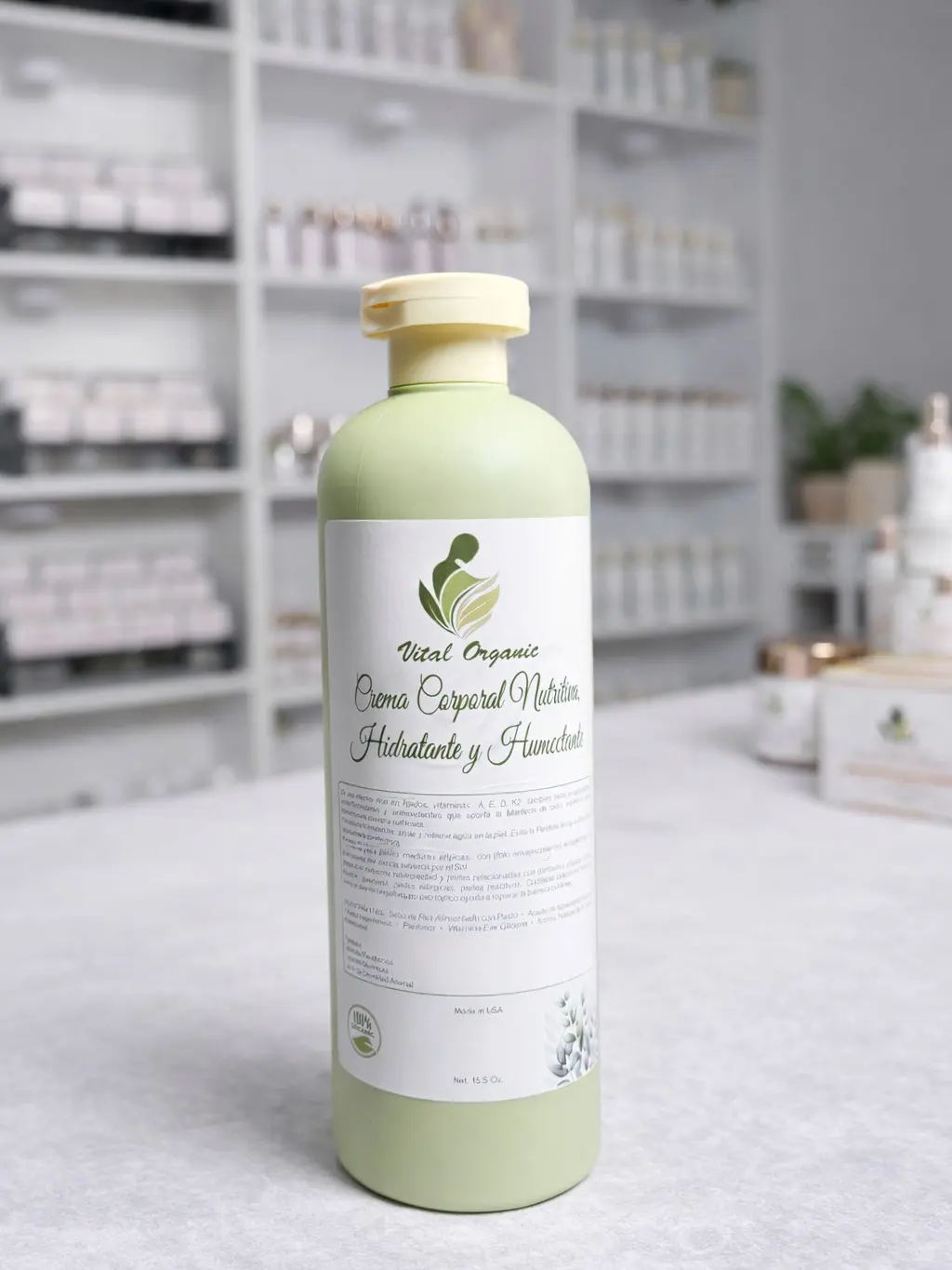 100% Organic Nourishing Body Cream - Gentle Daily Hydrating Body Moisturizer for Soft, Smooth Skin, Body Care, Moisturizing