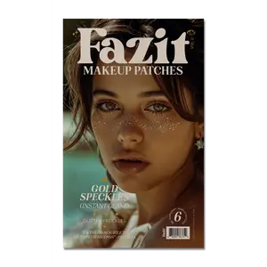 Gold Glitter Freckles Makeup Patches Flawless Radiant