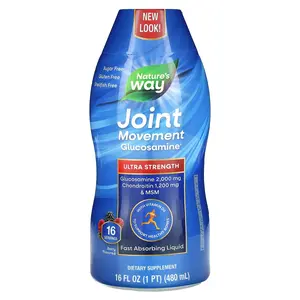 Nature's Way Joint Movement Glucosamine, Ultra Strength, Berry , 16 fl oz (480 ml) | HSA/FSA Eligible