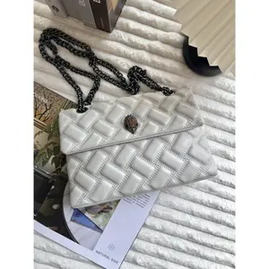 Women's Large Capacity Mommy Bag, Elegant Rhombus Embroidery Solid & Plaid Shoulder Bag, Stylish All-Season Daily Handbag tote luxury designer crossbody women real