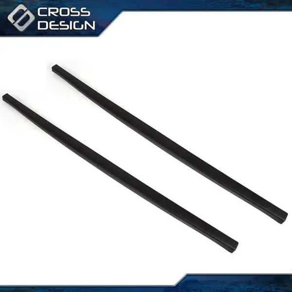 CROSSDESIGN 2PC Automotive Car Protector Set - Durable ABS Exterior Trunk Cover, Tailgate Moulding Cap, Paint-Ready Styleside Rear Spoiler Compatible with 2004-08 Ford F150