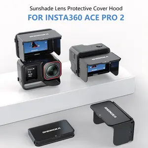 Anti-Glare Screen Protector Cover, Protection for Insta360 Ace Pro 2, Sunshade Hood, Quick Release, Magnetic, Perfect Fit, Sport Camera Accessory, Ideal for Outdoor Use, Photography Camera Accessories, Video Recording Accessories