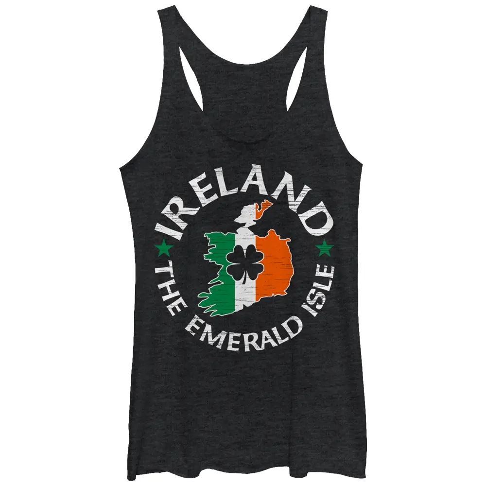 Women's Lost Gods Ireland Emerald Isle Racerback Tank Top