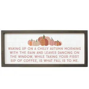 Sincere Surroundings 24" Fall Is To Me FarmhousFrame Art