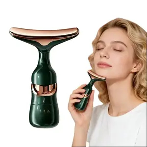 Microcurrent 3-in-1 Facial Massager for Beauty & Personal Care, with Facial Tightening, Contour Lifting, Wrinkle Reduction, Eye-Lip Care and Skin Luster Enhancement