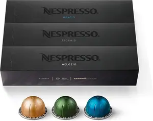 Nespresso Capsules Vertuo, Variety Pack, Medium and Dark Roast Coffee, 30 Count Coffee Pods, Brews 7.8 oz.