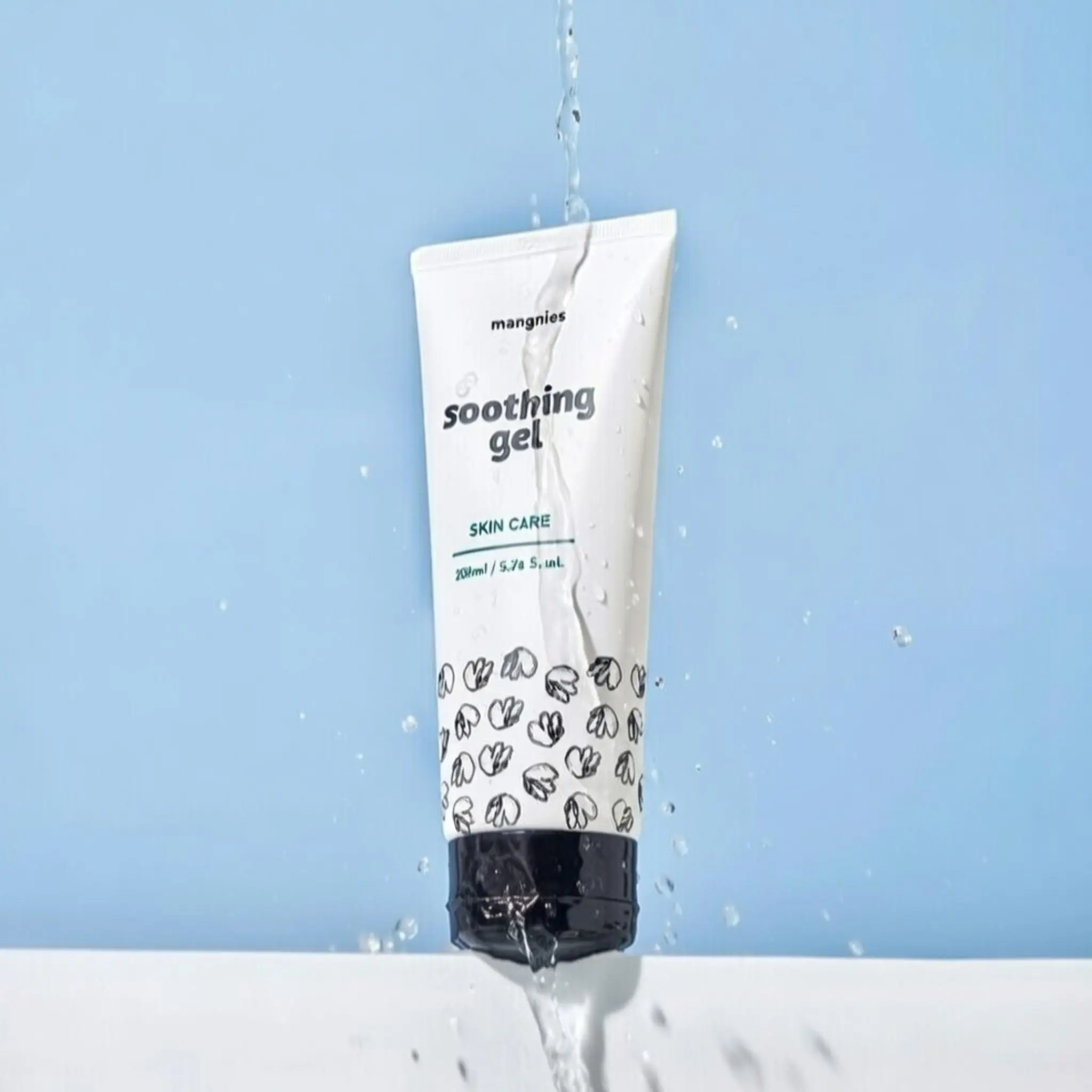 Mongdies Baby Soothing Gel | Cooling & Calming Water Gel for Sensitive Skin | Non Sticky Lightweight Moisturizer | Hyaluronic Acid & Panthenol | Vegan EWG Green | 6.76 fl oz