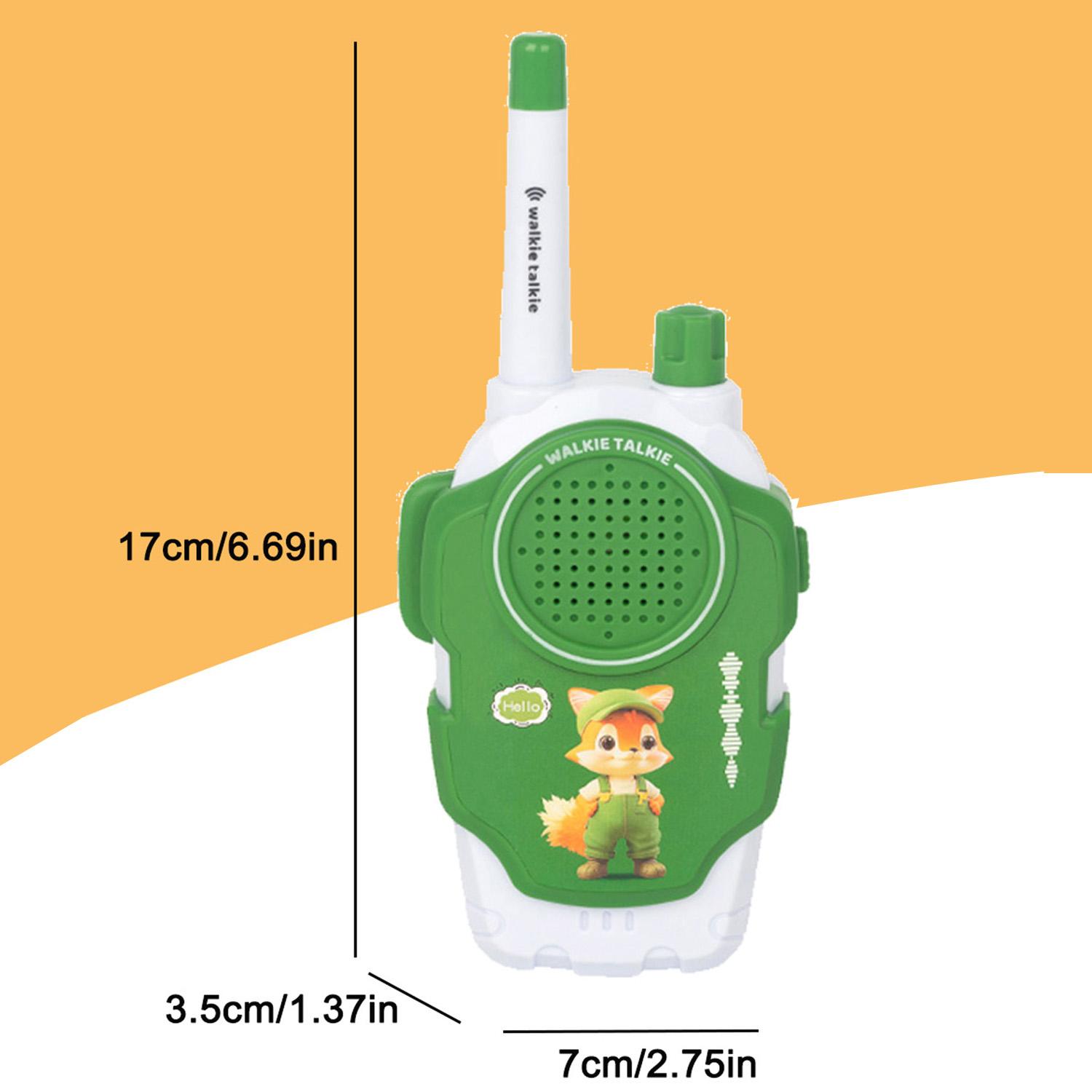 Toy suitable for girls and boys aged 3–12; children’s walkie-talkies, 2-pack, 1640.42 ft (approx. 500 m) long-range two-way communication; handheld educational toy for kids; electronic outdoor toy; ideal for camping and hiking outdoors; Christmas and grad