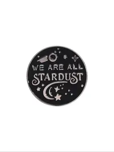 Letter Pattern Round Brooch,  Fashion Brooch for Women & Men, Fashion Brooch for Party, Daily Clothing Decor, Trendy All-match & Exquisite Brooch for Birthday Gift, Durable Metal Pins, Fashion Accessory