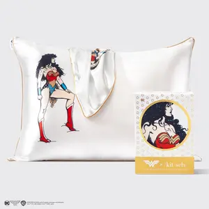 Wonder Woman x Kitsch Pillowcase - Believe In Wonder