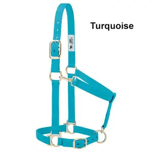 35-7435 Weaver Leather Basic Adjustable Chin and Throat Snap Horse Halter