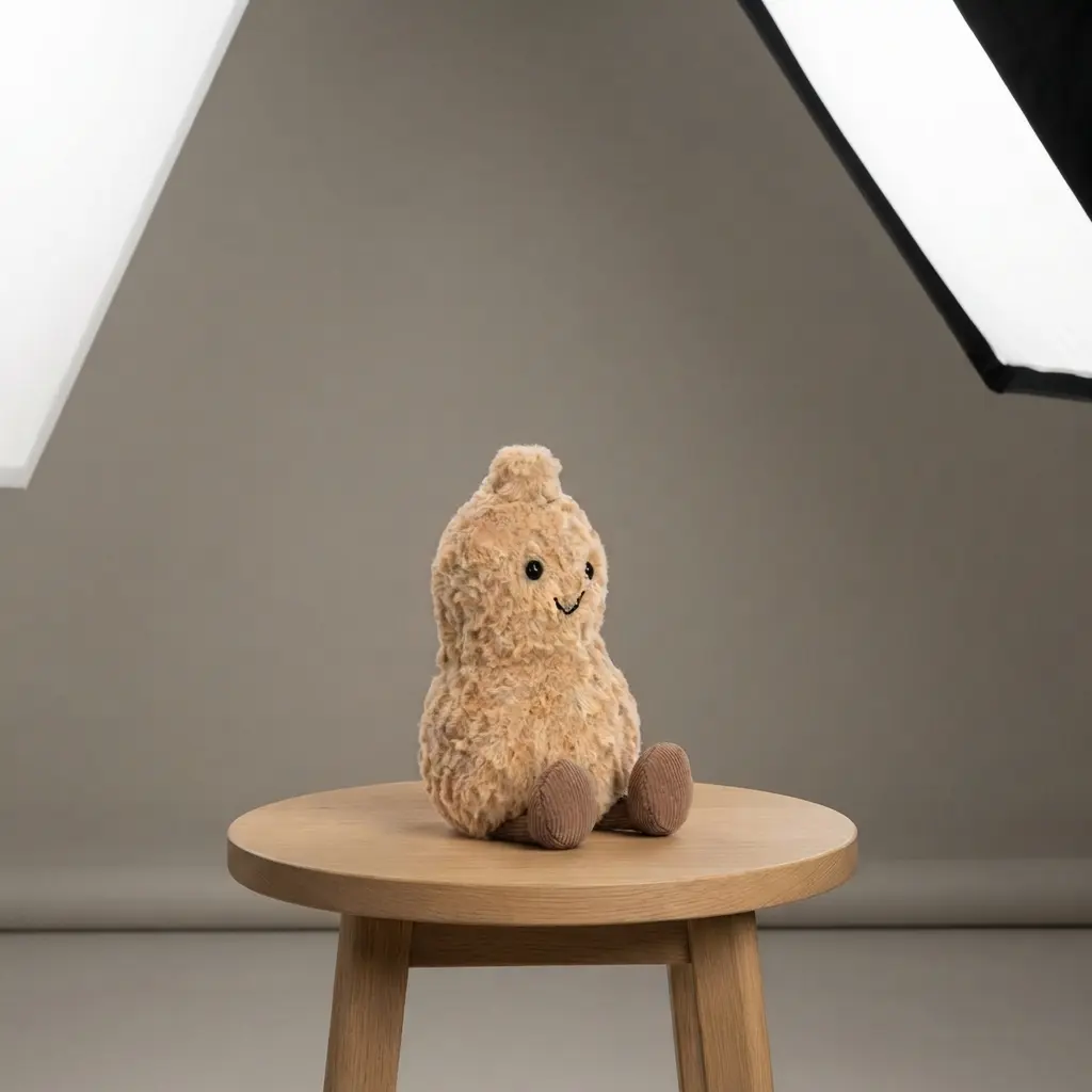 Jellycat Amuseables Peanut Plush Smiling Peanut Soft Collectible Cute Desk Buddy Gift Toy