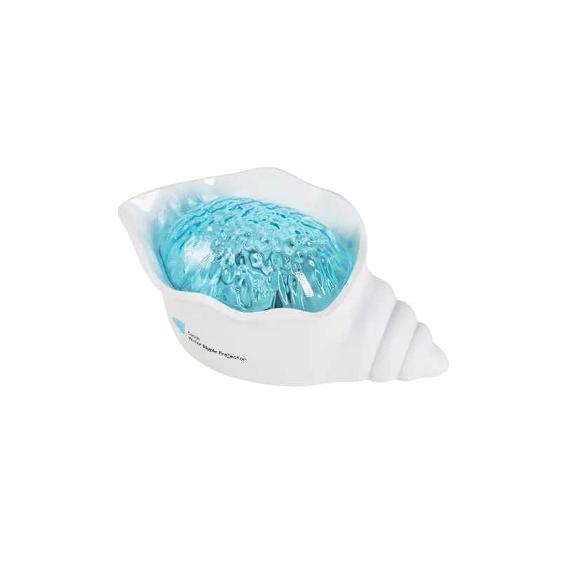 Seashell Projection Nightlight - Home Improvement Novelty Lighting with Built-In Battery, Ocean-Themed Decor, Soft Glow, Indoor Use, Ideal Holiday Gift for Bedroom Cozy Ambience