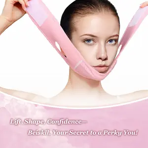 PickJoy Reusable V Line Mask Facial Slimming Strap, Double Chin Reducer, Chin Up Mask Face Lifting Belt, V Shaped Slimming Face Mask