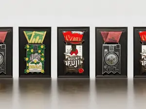 Medal Display Frame | Conqueror Challenge Medals | Wall Display for Awards and Achievements | Modular Medal Display Decor