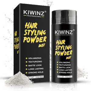 KIWINZ PROFESSIONAL Hair Styling Powder - Natural Look Volumizing & Texturizing Powder for Men & Women - Matte Finish, Long Lasting Hold, Non Sticky, 30g - Haircare