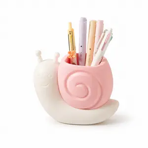 Cute Animal Pencil Holder, Cartoon Desk Organizer Cup for Pens, Makeup Brushes, School & Office Supplies