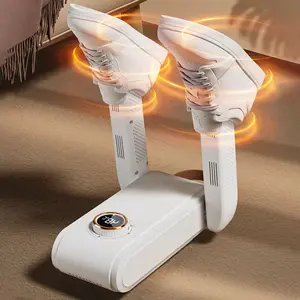 Portable Electric Shoe & Boot Dryer with Warmer - Ultra Quiet, Folding Design, Timing Function | 6000 Model for Work Boots, Shoes, Gloves | Fast Drying & Heating, Compact for Home/Travel