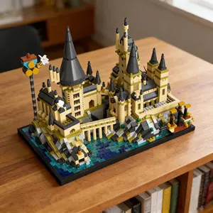 Medieval European Castle Building Bricks Set, Bricker Build Sets, Assembly Building Blocks, 2700+ Pieces, DIY Construction Kit for Kids and Adults, Creative Toy Gift