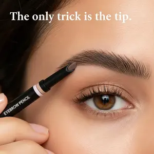 uCoolMe Smooth Machete Eyebrow Pencil, 1 Count Long Lasting Real Hair Brow Pencil, Waterproof Blade Eyebrow Pencil –Eye Brow Makeup Tool, Makeup Accessories, Cosmetic Product for Women 24H Stay, No Smudge, Easy Natural Brows TikTokShopHolidayHaul