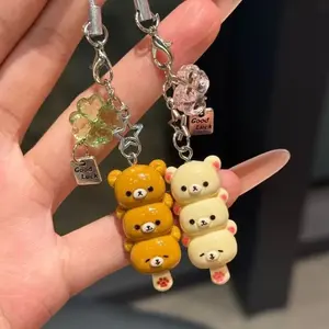 1 Count Tanghulu Bear Super Cute Phone Chain Charm & CCD Pendant, Phone Charms, Phone Accessories, Ideal Gift for Friends and a Perfect Choice for Valentine's Day