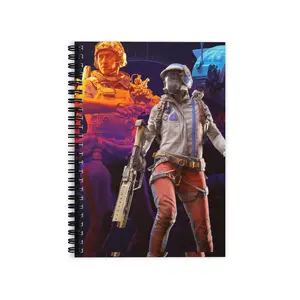 Women's Arc Raider Ruled Line Spiral Notebook - 1 Size, Front Print, Metal Binding, One Size
