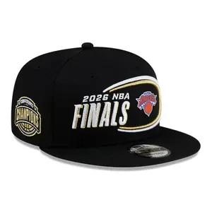 New York Knicks 2026 NBA ECF Champions Locker Room Snapback Black