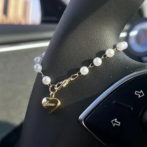 Steering Wheel Charm, Car Bead Jewelry Accessories, Car Decorations, Unique Fashion Gift, Automotive Ornament, Car Interior Decorative, Girly Car Accessories, Car Interior Accessory