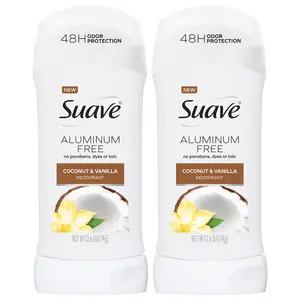 Coconut & Vanilla Aluminium Free Deodorant Sticks 2-Pack Springtok Body Care Fragrance Scent Comfort Scented Aroma Cosmetic