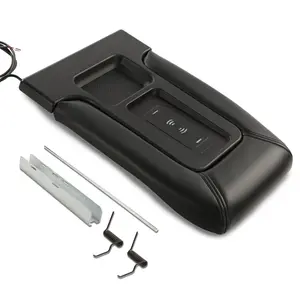 Charging Center Console Fit For 01-07 Chevy Silverado Sierra Center Console Armrest Wireless Charging Car Accessories