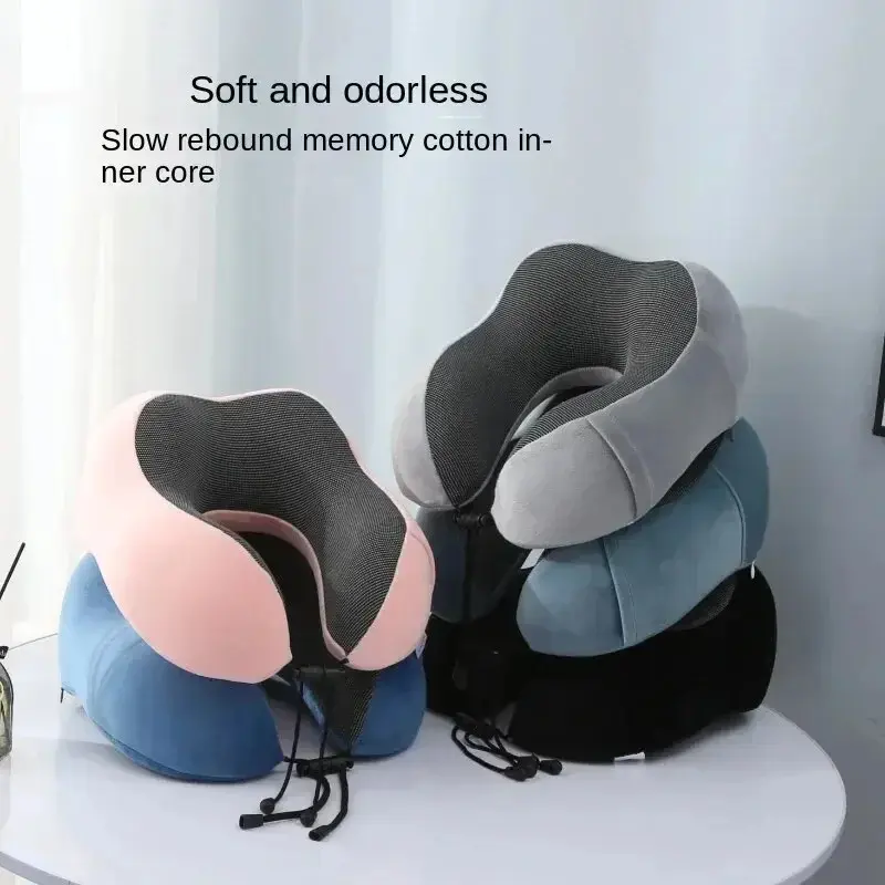 cervical neck pillow    U Travel Memory Cotton Pillow NeckMotor Cars And Aeroplanes NapMagnetic Fabric Ushaped