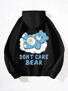 Man's Hoodie Unisex Graphic Top "Don't Care Bear" T-Shirt Swearshirt Comfortable Causal Creative Gift 462308460