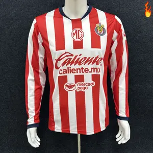 Chivas CD Guadalajara 2024 2025 Home Long Soccer Jerseys