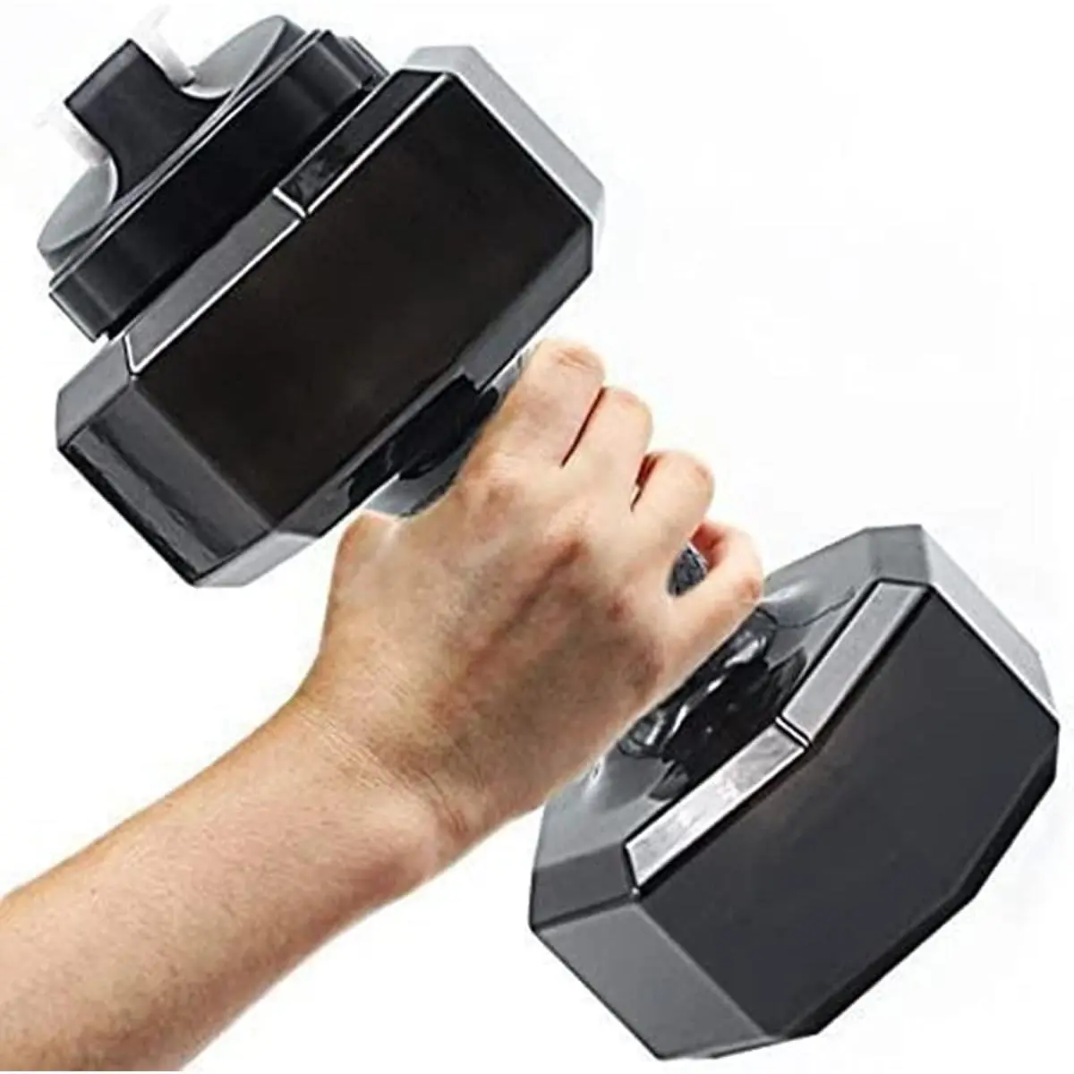 2.6L Dumbbell Shape Water Bottle, Portable Weight Water Bottle, PETG Material, Suitable for Gym, Yoga, Running, Outdoor, Cycling & Camping