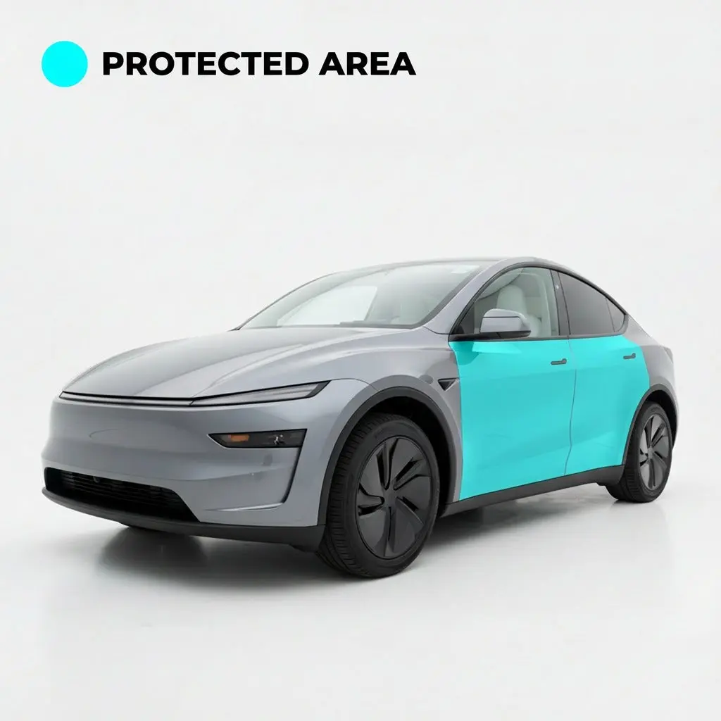 4-Door PPF Kit for Tesla Model Y Juniper – Pre-Cut DIY Paint Protection Film