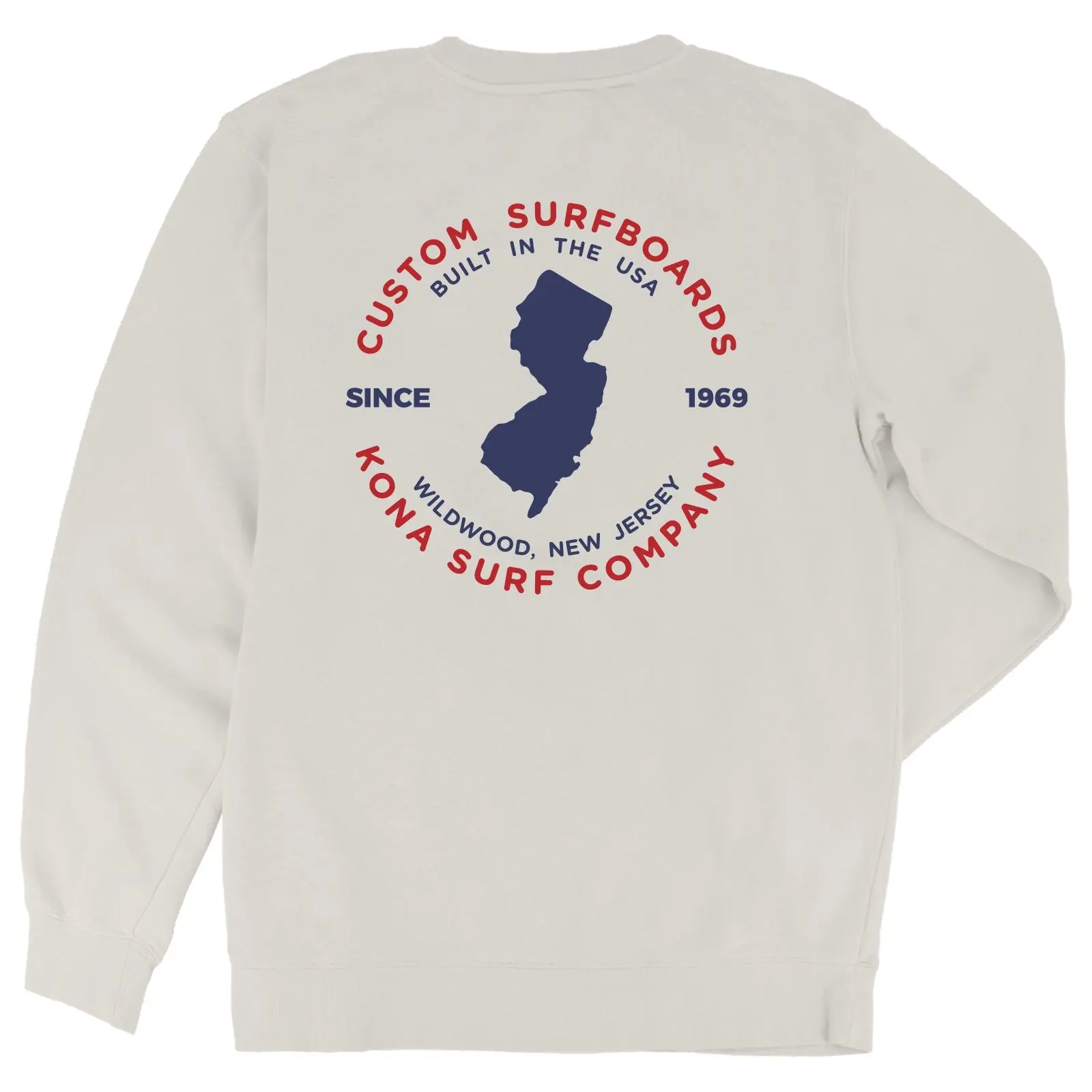 Built in Jersey Mens Crew Sweatshirt