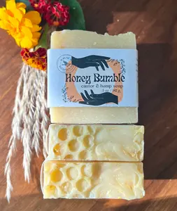 Honey Bumble Castor & Hemp Soap