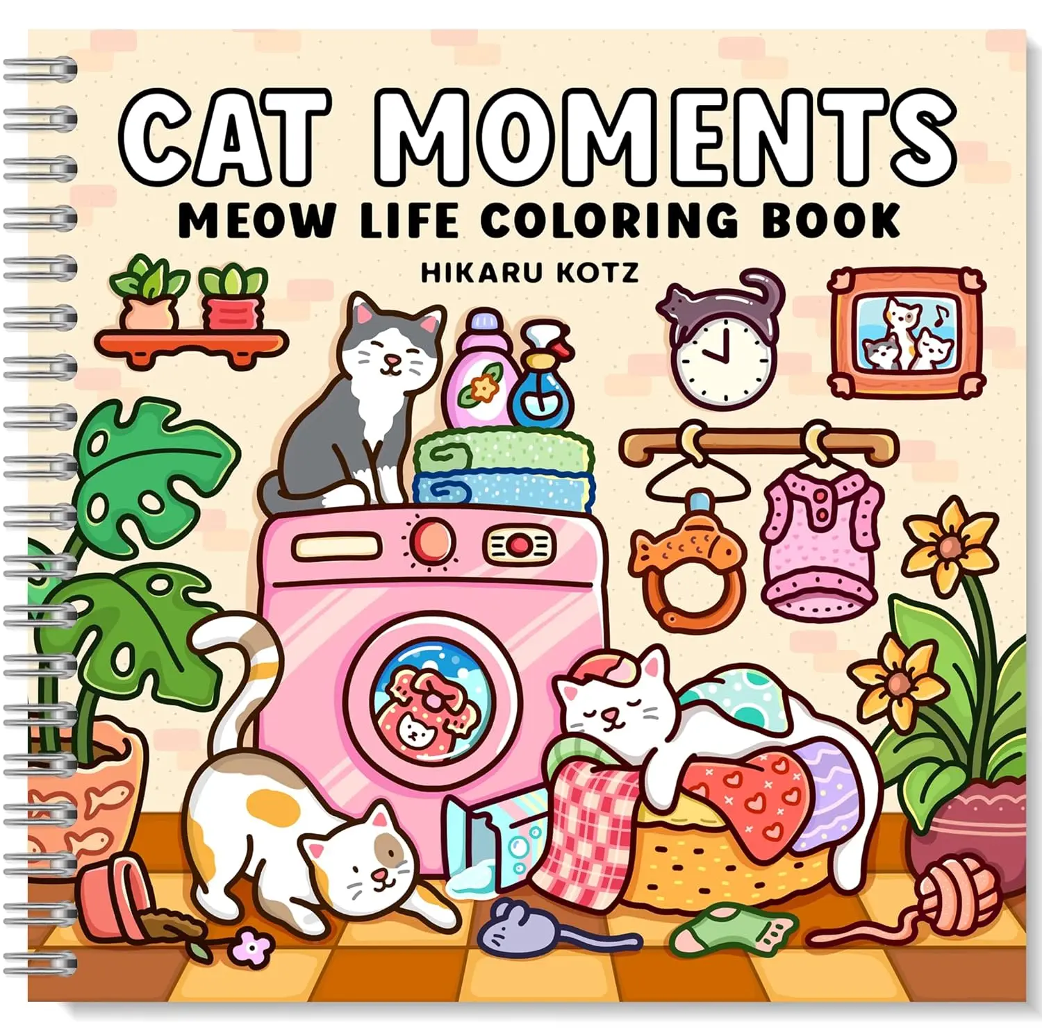 Adult Cozy Coloring Book - Whimsical Feline-Themed DIY Painting Supply with Cat Moments, Snooze Sessions, Furballs, Ideal for Teen Girls, Art Craft Kits, DIY Craft Gifts