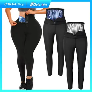 Women's Sauna Sweat Shapewear Pants for Women High Waist Tummy Control Body Shaper Waist Trainer Sport Leggings, Workout Gym Exercise Clothing, Waist Trainer Women, Waist Trainer Corset, Tummy Tuck Shapewear, High Waist Girdle