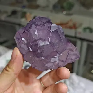A4 YGX purple cubic fluorite