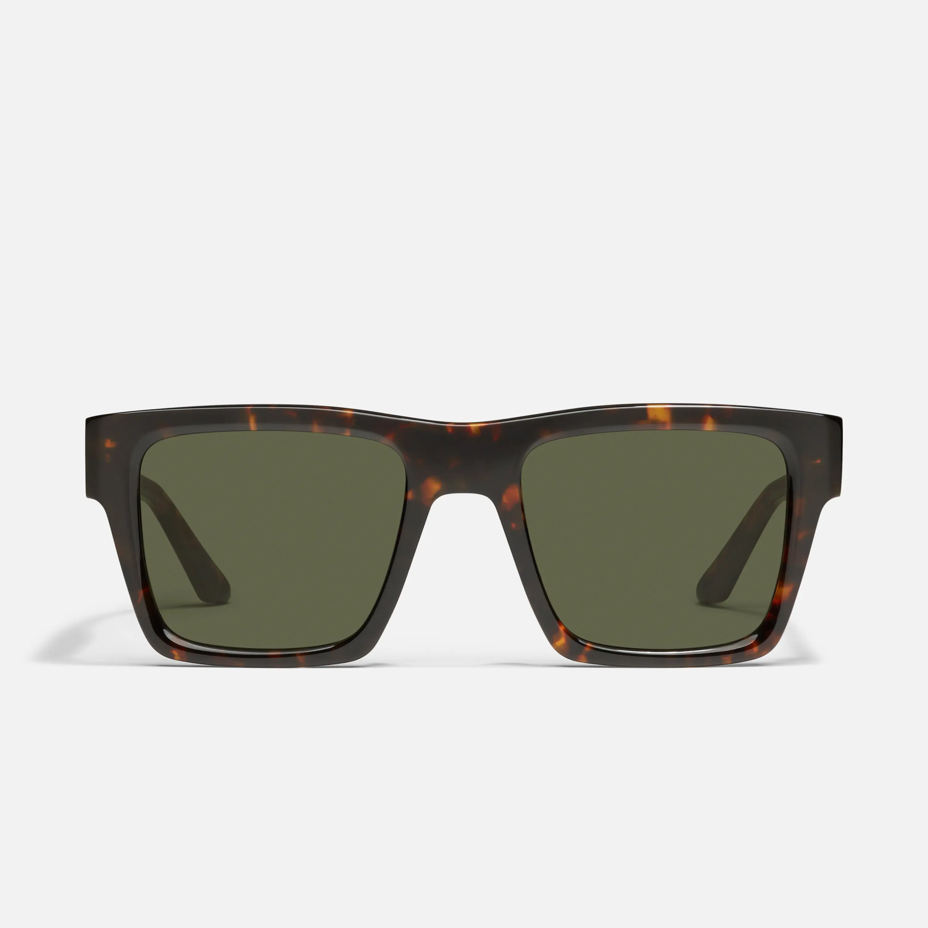 QUAY - FAST LANE Windproof Polarized Minimalist Sunglasses with Square Shape and Tall Arms CR 39 Lens for Fashionable Styling
