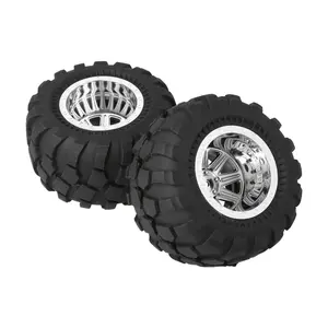 CQ0501 Wheel And Tire Glued (Chrome) - NP (2pcs/pack)