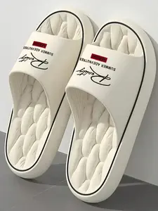 Men's Fashion Eva Material Sandals, Slipper, Open Toe Design, Soft Sole, Breathable Comfort, Casual Wear, Indoor & Outdoor Use, Unisex
