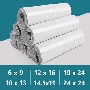 Poly Mailers Shipping Bags, Self Seal Waterproof Plastic Mailing Envelopes, Multiple Sizes & Thickness for eCommerce Shipping Polymailers