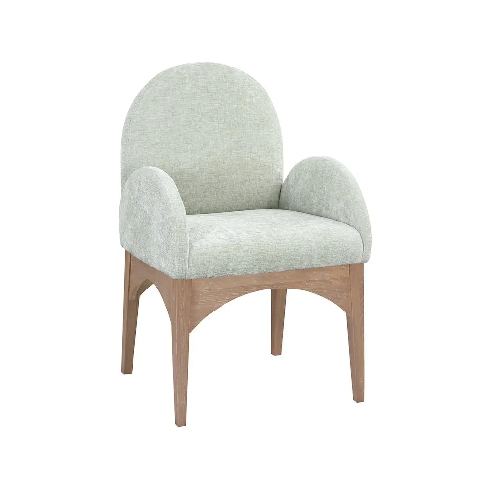 Waldorf Mint Chenille Fabric Dining Chair