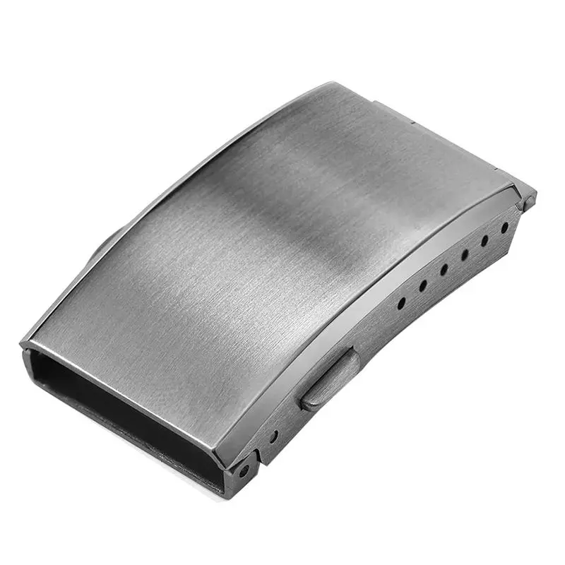 Stainless Steel Watch Buckle Replacement - Fold Safety Milled Clasp for 20Mm Watchbands